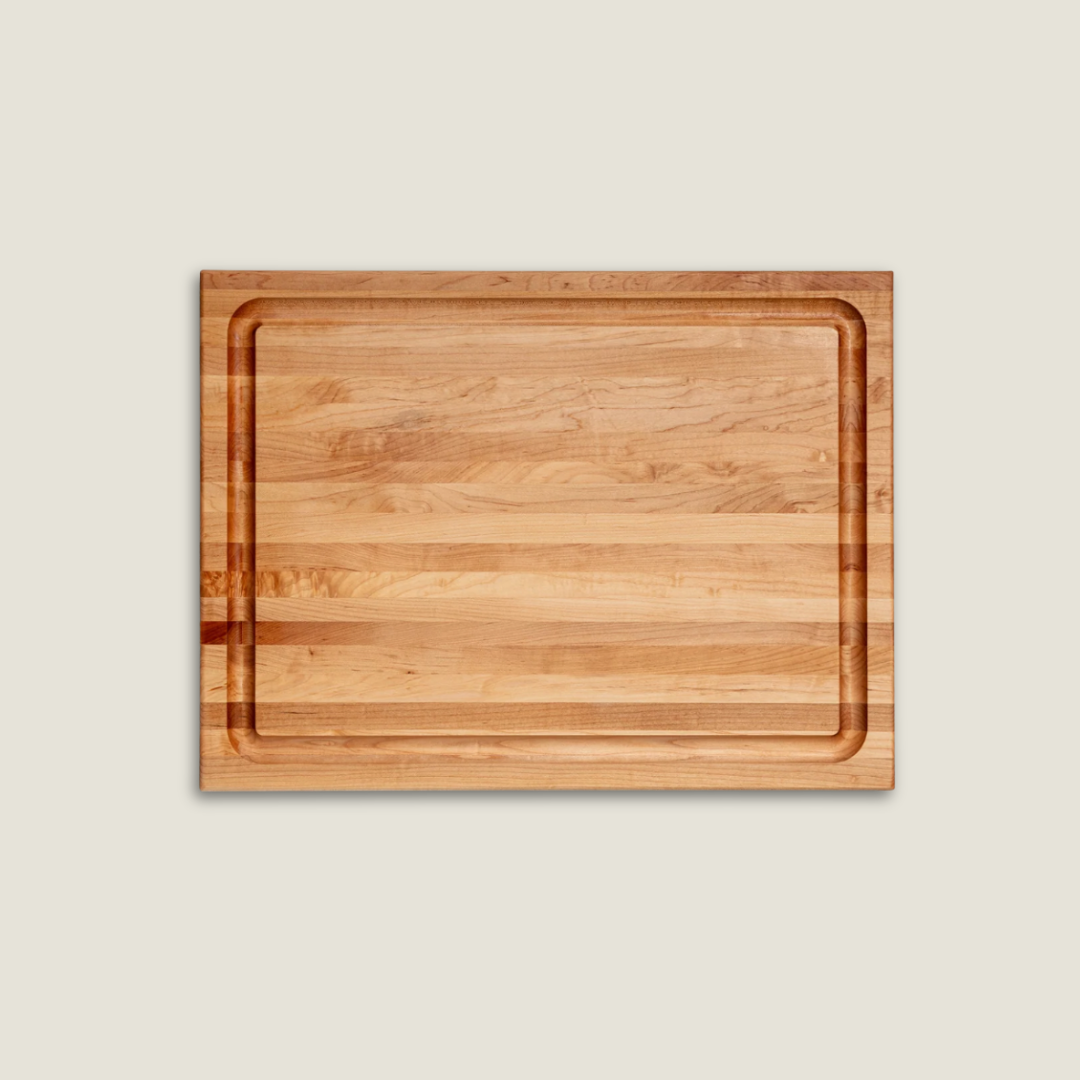 MAPLE - Tabla Para Picar Edge Grain, Reversible, Canal Para Jugos